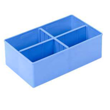 LOT DE 4 GODETS MODULAIRES 400X300MM